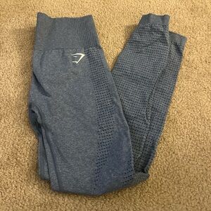 Blue Gymshark workout leggings